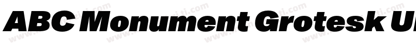 ABC Monument Grotesk Ultra字体转换
